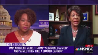 Maxine Waters calls for Trump to be charged