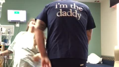 Military families Baby Momma Dance during labor