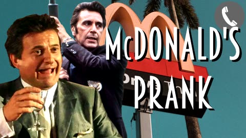 Joe Pesci and Al Pacino Call McDonalds - Prank Call
