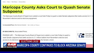Maricopa County continues to block Ariz. Senate