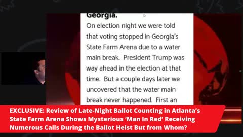 'MAN IN RED' IDENTIFIED Ralph Jones Sr. 'Suitcases of Ballots' Linked Ralph Warnock Stacey Abrams