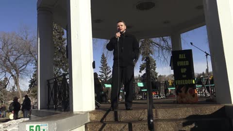 Speech in Saskatoon, SK worldwide freedom rally March, 20, 2021