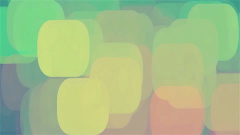 Abstract Graphic Big Dots Yellow and Green - Footage By Peakring.com