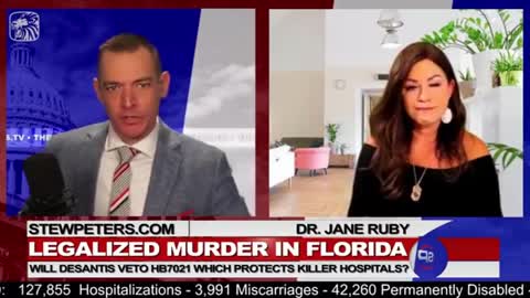 LEGALIZED MURDER IN FLORIDA: WILL DESANTIS VETO HB7021 WHICH PROTECTS KILLER HOSPITALS