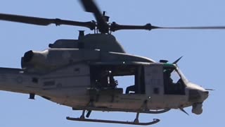 Marine Corps UH-1Y Venom at Marine Corps Air Station Mira Mar in San Diego, CA