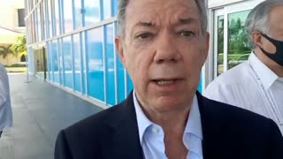 Expresidente Santos insistió en más acceso a las patentes de las vacunas