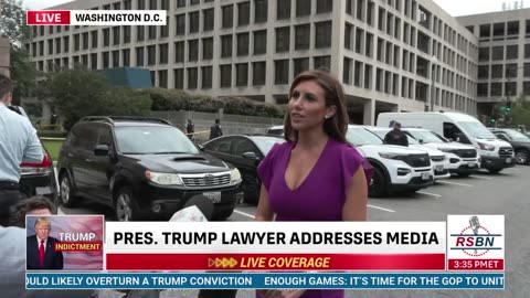 FULL INTERVIEW: Trump Attorney Alina Habba in D.C. for President Trump's Indictment - 8/3/2023 5 PM