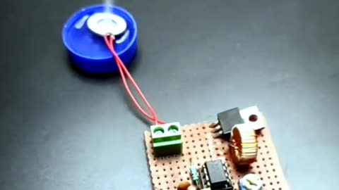 A small Circuit that turns liquid medicine into a mist called Nebulizer