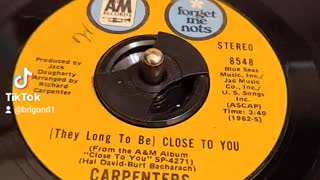 The Carpenters old 45 records
