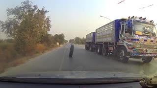 Runaway Truck Tire