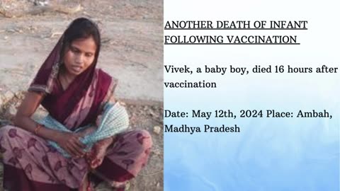 2 babies died following vaccination, 3 hospitalized