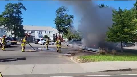 Tesla Bursts Into Flames In Connecticut, Takes 42 Minutes To Extinguish