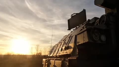 Tor-M2 anti-aircraft missile system hitting air targets