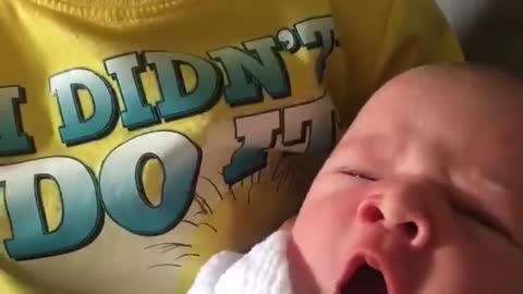 Little Boy Preciously Sings To His Newborn Baby Sister