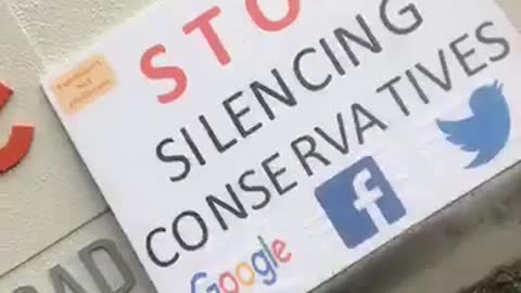 ONE-MAN PROTEST - Google Headquarters, Mountain View, CA - Stop Silencing Conservatives