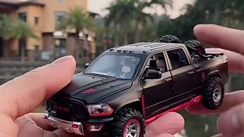 RAM TRX Pickup Truck Metal Diecast -- #dodge #dodgeram #dodgeramtrx #miniaturecar #cartoy