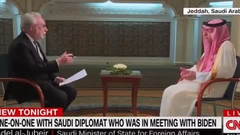 Wolf Blitzer interviews Saudi official Adel al-Jubeir