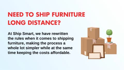 Cheap Furniture Shipping Services Across Country