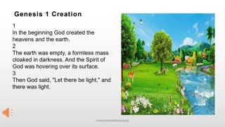 Prayer in Response to Genesis 1 by Agape Education