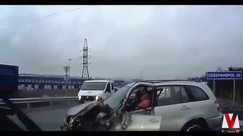 Car accident dash cam viral footage // Viral moment