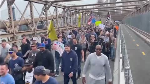 NEW YORK FIRST RESPONDERS PROTEST IN NYC