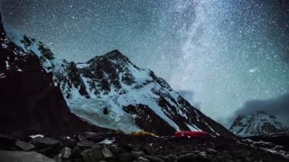 Mountain Night Sky