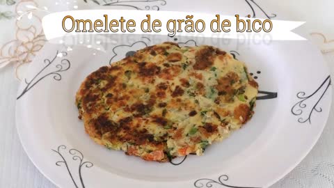 DELICIOUS! Home made chickpea omelet recipe