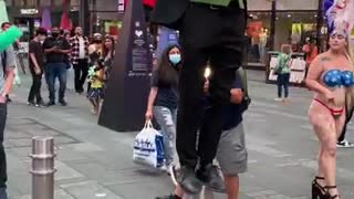 Joker Spotted - Times Square NYC