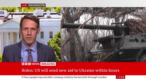 War in Ukraine: US to send new aid within'hours', Joe Biden says | BBC News