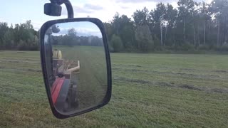 Take a ride with me baling hay