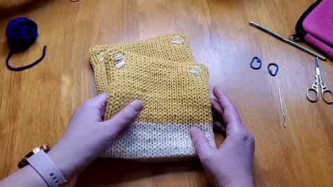 How to knit a newborn fox hat | Kitty Cat Hat | Addi/Sentro Knitting Machine Tutorial |