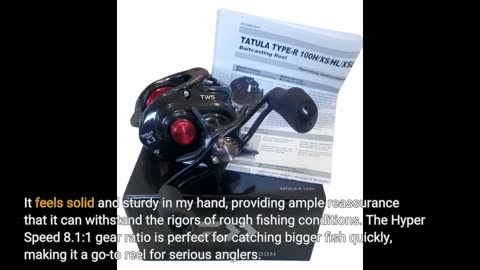 DAIWA TATULA CT Type-R 100XS -RARE- 8.1 High Gear Baitcasting Reel