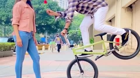 BMX Cycle Stunt -- New bmx cycle stunt tik tok video -- #BMX_Cycle_Stunt 2022