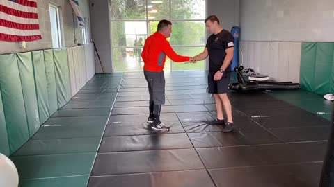 Russian Systema style knife defense