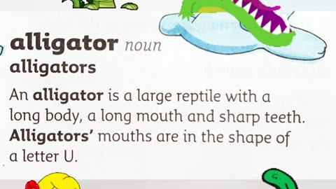 Alligator Word of the Day by Story time with Gitte | Read Aloud by a 4-year-old