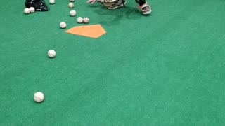 9 year old Cameron Catching drills
