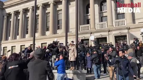 Crowd ERUPTS In Cheers Outside Courthouse As Rittenhouse Is Found Not Guilty