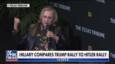 Hillary Clinton Compares Trump Rallies to Hitler Rallies