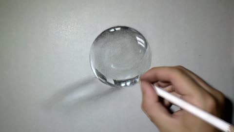 Artist creates realistic drawing of Crystal Ball