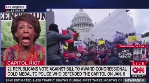 Maxine Waters: MAGA Organized Capitol Riot with Proud Boys, Oath Keepers, KKK, QANON, Not The FBI