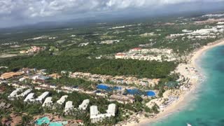 Punta Cana helicopter ride over beaches.