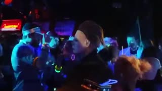Dedicated Party-Goer Stays In Character During Halloween Rave