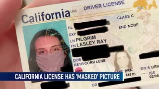 Woman In California Receives Driver's License With Picture Of 'Masked' Face