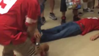 49ers Fans vs Chief Fans brawl