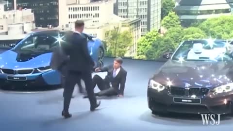 BMW CEO Collapses On Stage