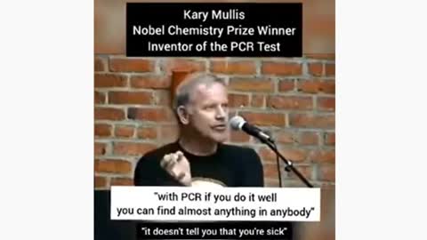 Inventor of PCR Test States Can't Determine Infection