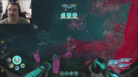 Part 53B Exploring Red Crystal - Subnautica: Below Zero First Play