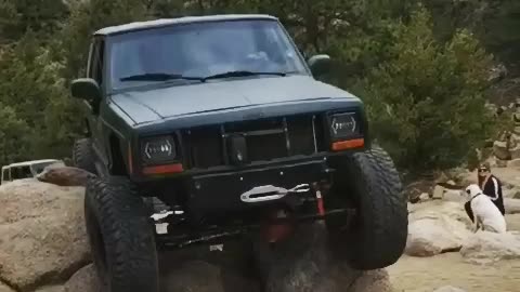 Jeep passes over!!