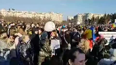 PROTEST Anti-Vaccin 7 Martie 2021 București / Bucharest Romania