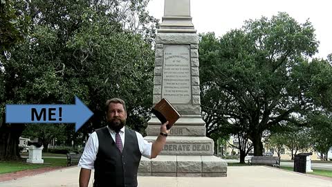 Confederate Monument Defaced in Pensacola, Florida